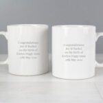 Personalised 'Mummy & Daddy' Heart Design Ceramic Mug Set - Image 2