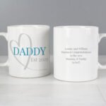 Personalised 'Mummy & Daddy' Heart Design Ceramic Mug Set - Image 3