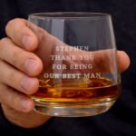 Personalised Any Message Glass Tumbler - Image 2