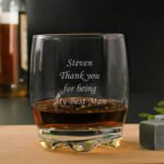 P030734 Personalised Any Message Glass Tumbler 5
