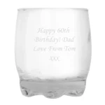 Personalised Any Message Glass Whisky Tumbler - Image 6