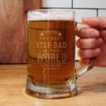 Personalised 'You Are The Best In The World' Pint Stern Glass Tankard - Image 3