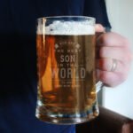 Personalised 'You Are The Best In The World' Pint Stern Glass Tankard - Image 4