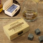 Personalised 'I Love You More Than' Whisky Cooling Stones & Glass Tumbler Gift Set