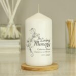Personalised 'In Loving Memory' Pillar Candle - Image 3