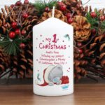 Personalised Me to You 'My 1st Christmas' Pillar Candle