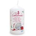 Personalised Me to You 'My 1st Christmas' Pillar Candle - Image 2