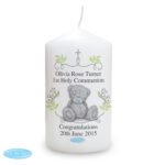 Personalised Me to You Religious Cross Motif Pillar Candle - Image 3
