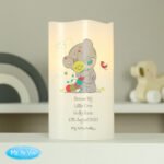 Personalised Tiny Tatty Teddy Cuddle Bug Night Light LED Pillar Candle
