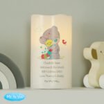 Personalised Tiny Tatty Teddy Cuddle Bug Night Light LED Pillar Candle - Image 4