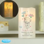 Personalised Tiny Tatty Teddy Pink Night Light LED Pillar Candle - Image 3