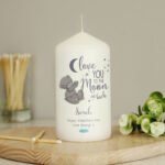 Personalised Me to You 'Love You To Ahe Moon and Back' Pillar Candle - Image 4