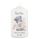 Personalised Me to You Floral Design Pillar Candle - Image 4
