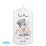 Personalised Me to You Floral Design Pillar Candle - Image 4