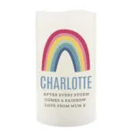 Personalised Any Message Rainbow Design LED Pillar Candle - Image 4