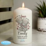 Personalised Me to You 'All of Me Loves All of You' Pillar Candle
