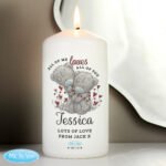 Personalised Me to You 'All of Me Loves All of You' Pillar Candle - Image 2