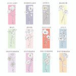 Personalised Any Message Birth Flower Design Pillar Candle - Image 13