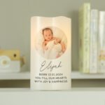 Personalised Any Message Photo Upload LED Pillar Candle - Image 6
