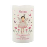 Personalised Children's Fairy Princess Design LED Night Light Pillar Candle - Image 5