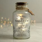 Personalised 'In Loving Memory' LED Light-Up Glass Jar - Image 3