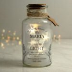 Personalised 'In Loving Memory' LED Light-Up Glass Jar - Image 4