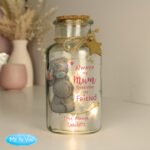Personalised Me to You 'Always My Mum, Forever My Friend' LED Light-Up Glass Jar