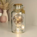 Personalised Any Message Photo Upload LED Light-Up Glass Jar - Image 4