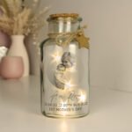 Personalised Any Message Photo Upload LED Light-Up Glass Jar - Image 7