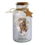 Personalised Any Message Photo Upload LED Light-Up Glass Jar - Image 8