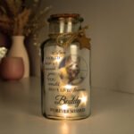Personalised Pet Memorial Photo Upload LED Light-Up Glass Jar - Image 2
