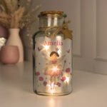 Personalised Children's Fairy Princess Design LED Light-Up Glass Jar - Image 3