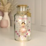 Personalised Children's Fairy Princess Design LED Light-Up Glass Jar - Image 4