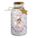 Personalised Children's Fairy Princess Design LED Light-Up Glass Jar - Image 5