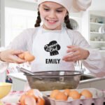 Personalised Children's 'Junior Chef' White Apron - Image 3