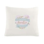 Personalised Floral Heart Design Cream Filled Cushion - Image 4