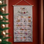 Personalised Rocking Horse Design Grey Christmas Advent Calendar