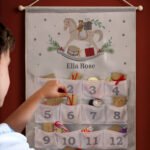Personalised Rocking Horse Design Grey Christmas Advent Calendar - Image 2