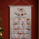 Personalised Rocking Horse Design Grey Christmas Advent Calendar - Image 3
