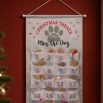 Personalised 'Christmas Treats For...' Pets Grey Christmas Advent Calendar - Image 3