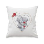 Personalised Me to You Roses & Heart Design Cream Filled Cushion - Image 4