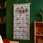 Personalised Christmas Penguin Design Grey Christmas Advent Calendar - Image 3