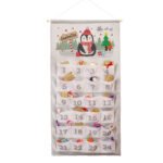 Personalised Christmas Penguin Design Grey Christmas Advent Calendar - Image 5