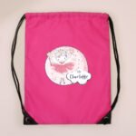 Personalised Children's Princess Ballerina Design Pink Kit Bag - Image 5