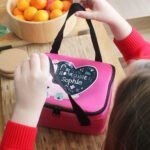 Personalised Children's Dinosaur Design 'Be Roarsome' Pink Lunch Bag - Image 4