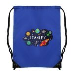 Personalised Children's Space Themed Blue Kit Bag - Image 5