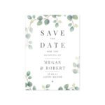 Personalised Botanical Design Wedding 'Save The Date' Cards (36 Pack) - Image 5