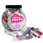 Personalised Pink 'Retro Sweets' Design Sweet Jar - Image 4