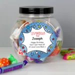 Personalised Any Message Comic Book Design Sweet Jar - Image 2