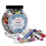 Personalised Any Message Comic Book Design Sweet Jar - Image 4
